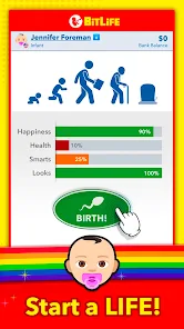BitLife Gameplay Screenshot 1