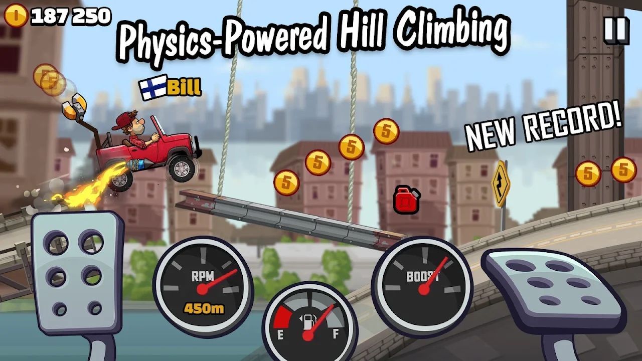 Hill Climb Racing 2 Gameplay Screenshot 1