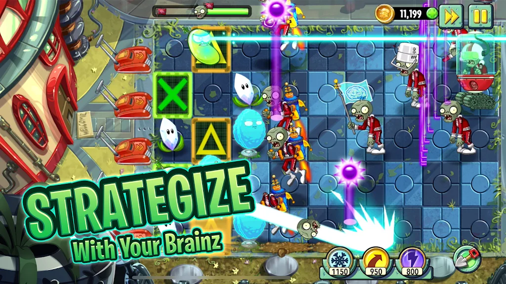 Plants vs. Zombies 2 Gameplay Screenshot 1
