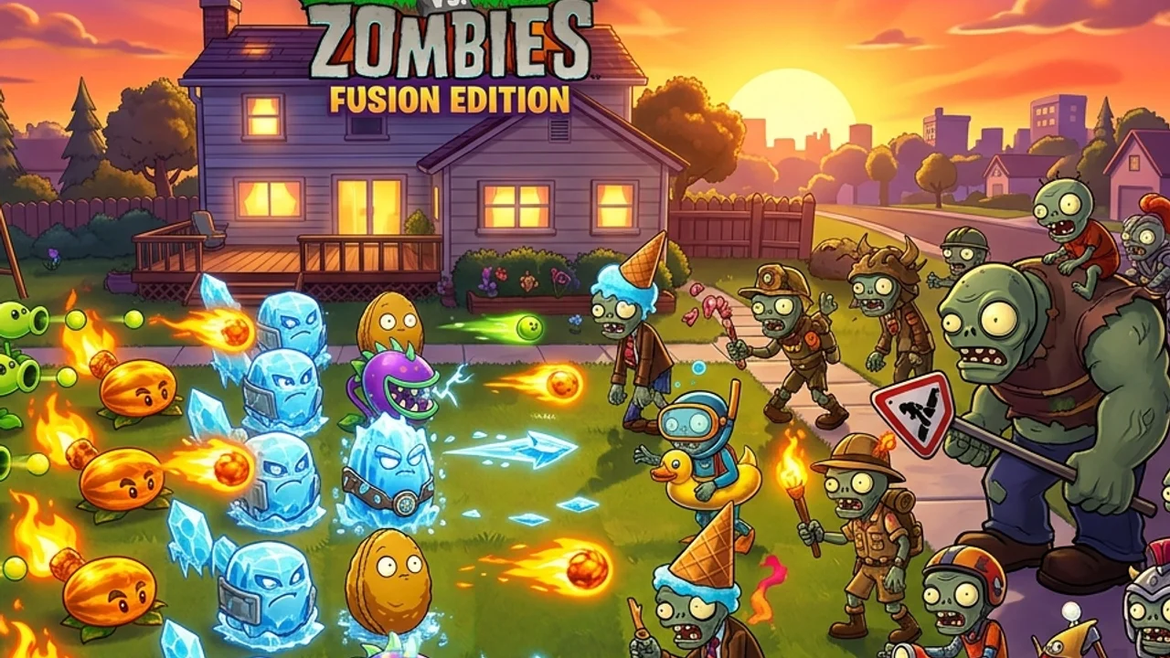 Plants vs Zombies: Fusion Edition Gameplay Screenshot 2