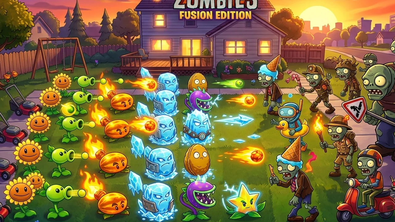 Plants vs Zombies: Fusion Edition Gameplay Screenshot 4