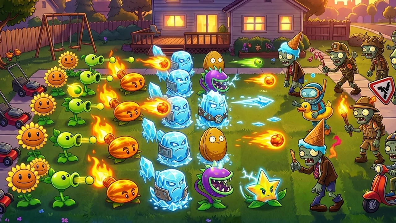 Plants vs Zombies: Fusion Edition Gameplay Screenshot 5
