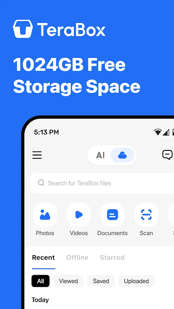 TeraBox Cloud Storage Gameplay Screenshot 1